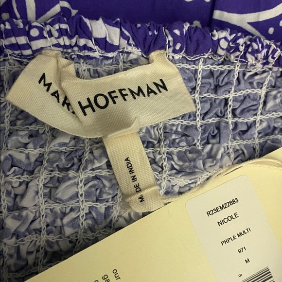 NWT MARA HOFFMAN NICOLE SKIRT - PURPLE MULTI - Picture 6 of 12